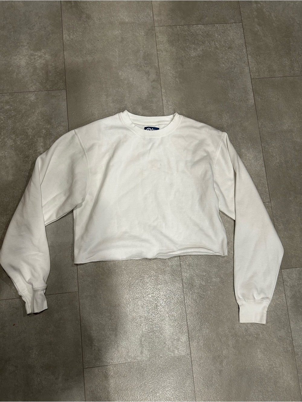 Blue 84 White Crewneck Sweatshirt